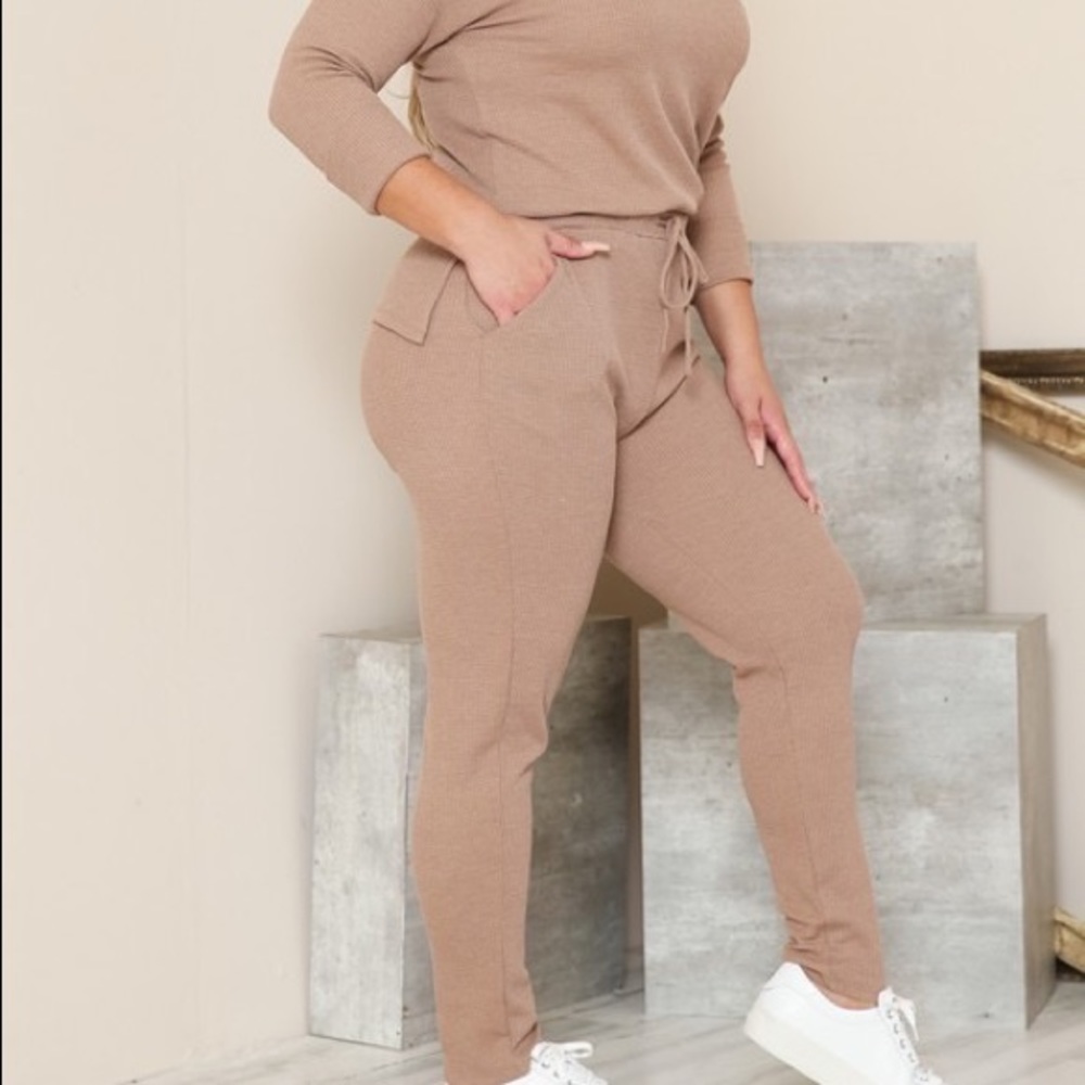 Waffle Knit Set